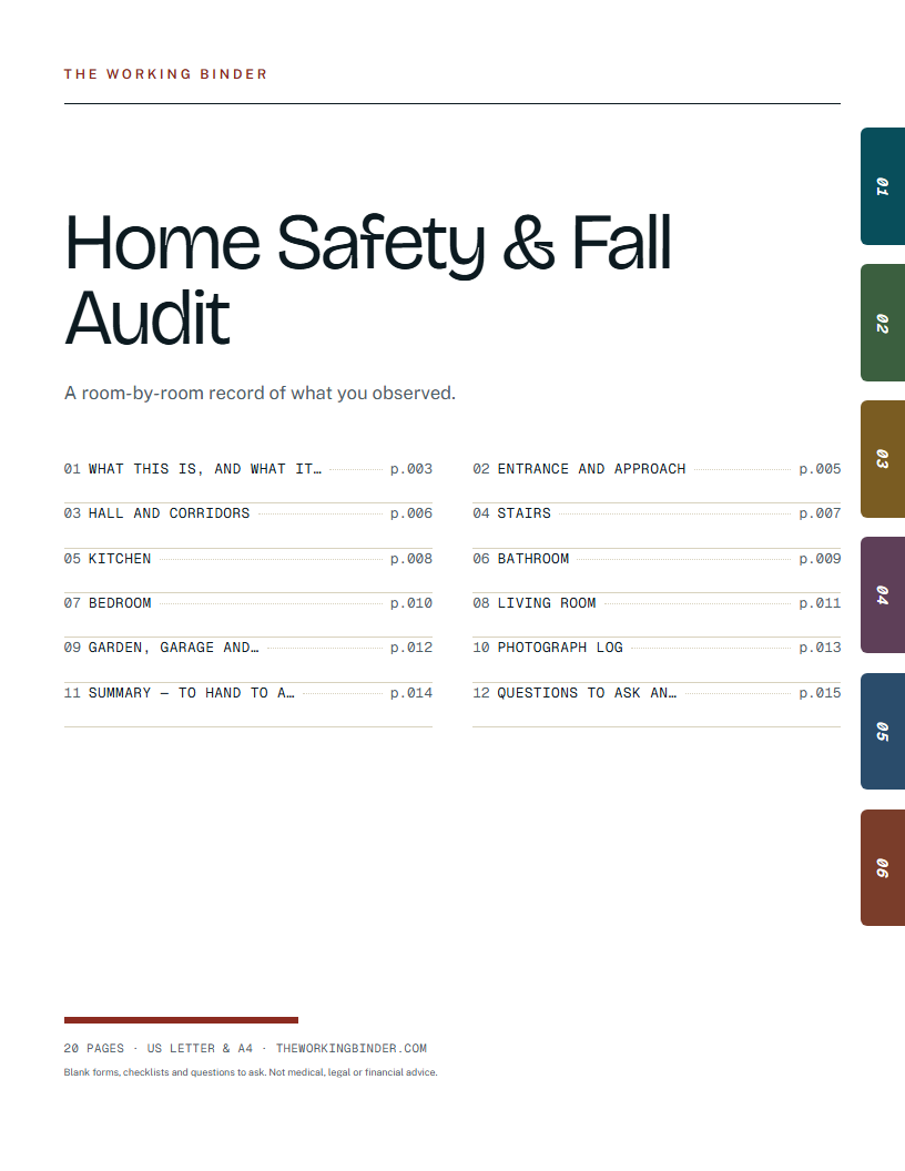 Home Safety & Fall Audit — Home Safety & Fall Audit